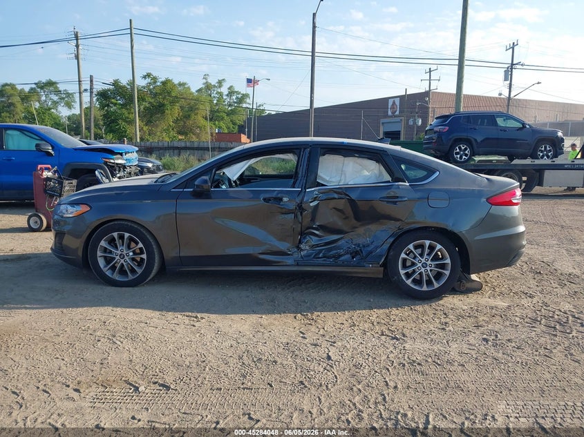 2020 Ford Fusion 1.5 Se grey Lot 111045284048 Vin 3FA6P0HD2LR109941