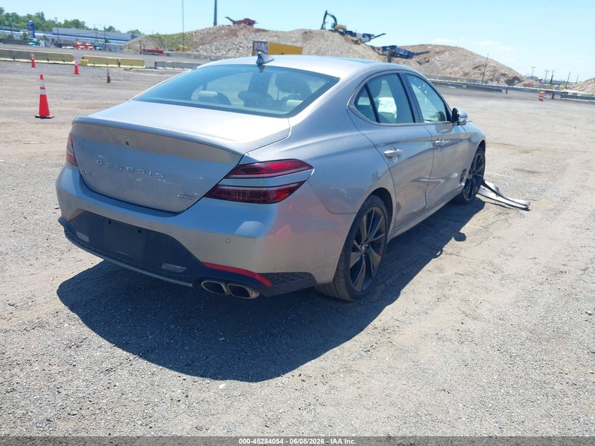 2023 GENESIS G70 2.0L I-4 DI, DOHC, V(VIN: KMTG34TA5PU132239