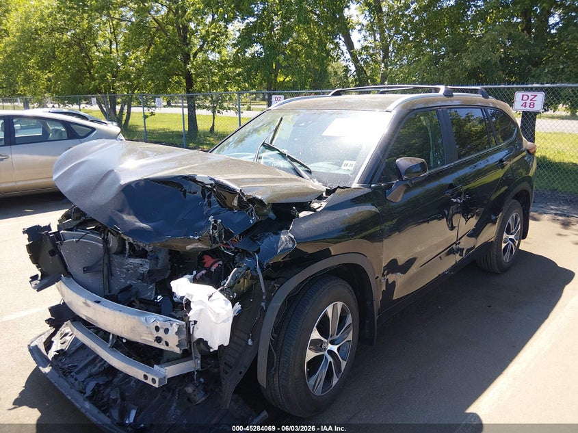 Vin: 5tdkdrbh7ps522586, lot: 45781905, toyota highlander xle 20232