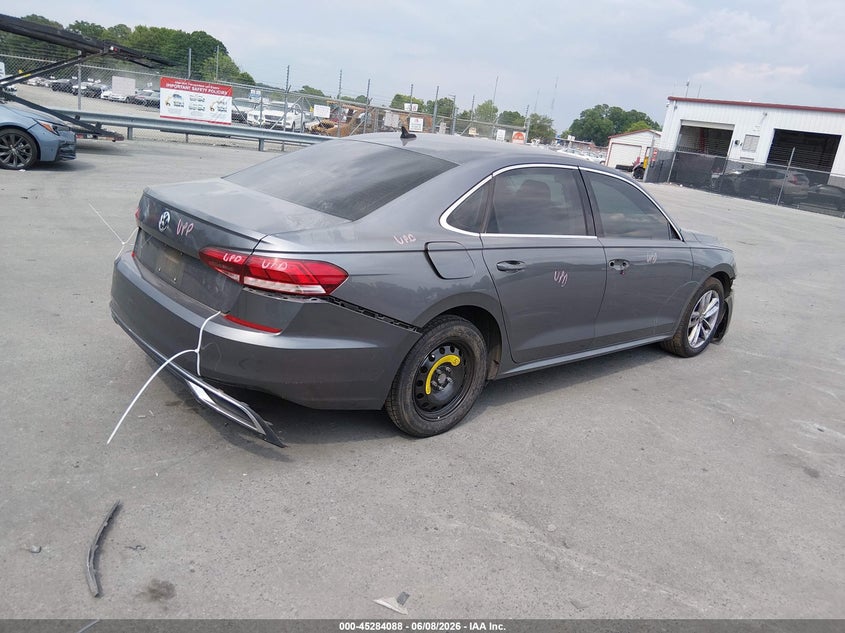 Vin: 1vwsa7a35lc011051, lot: 45781924, volkswagen passat 2.0t se 20204