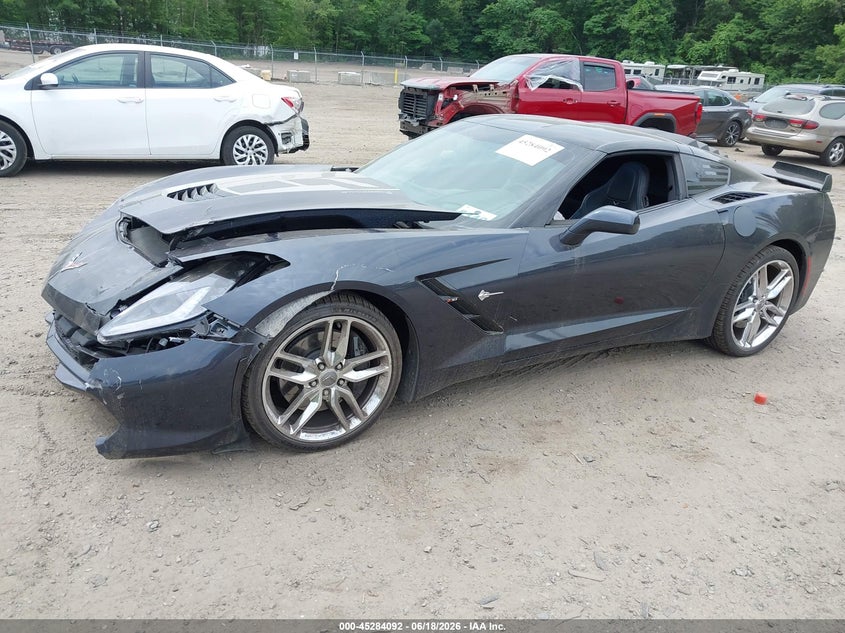 Vin: 1g1yl2d71e5106862, lot: 45781928, chevrolet corvette stingray z51 20142
