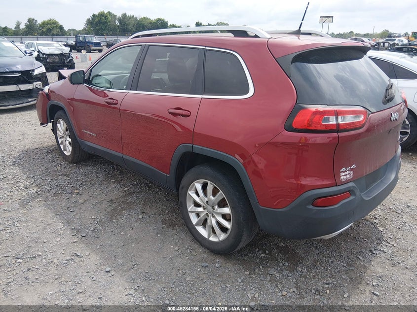 Vin: 1c4pjmds0hw609371, lot: 45781992, jeep cherokee limited 4x4 20173