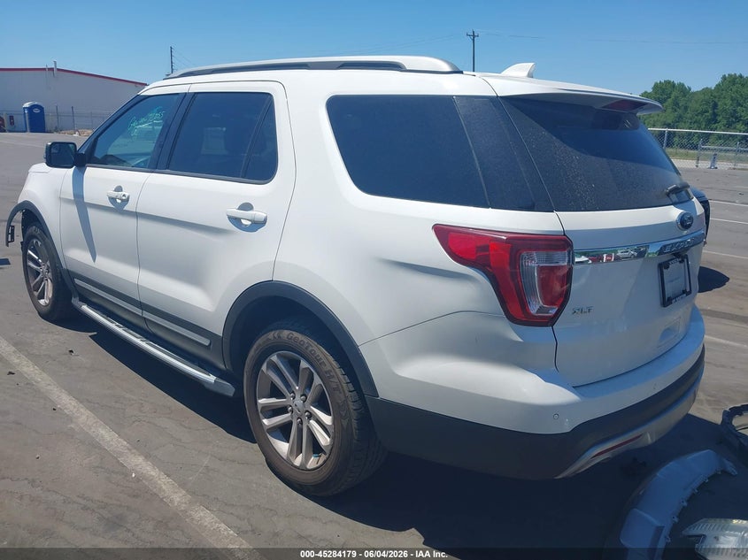 Vin: 1fm5k8d85ggc37787, lot: 45782015, ford explorer xlt 20163