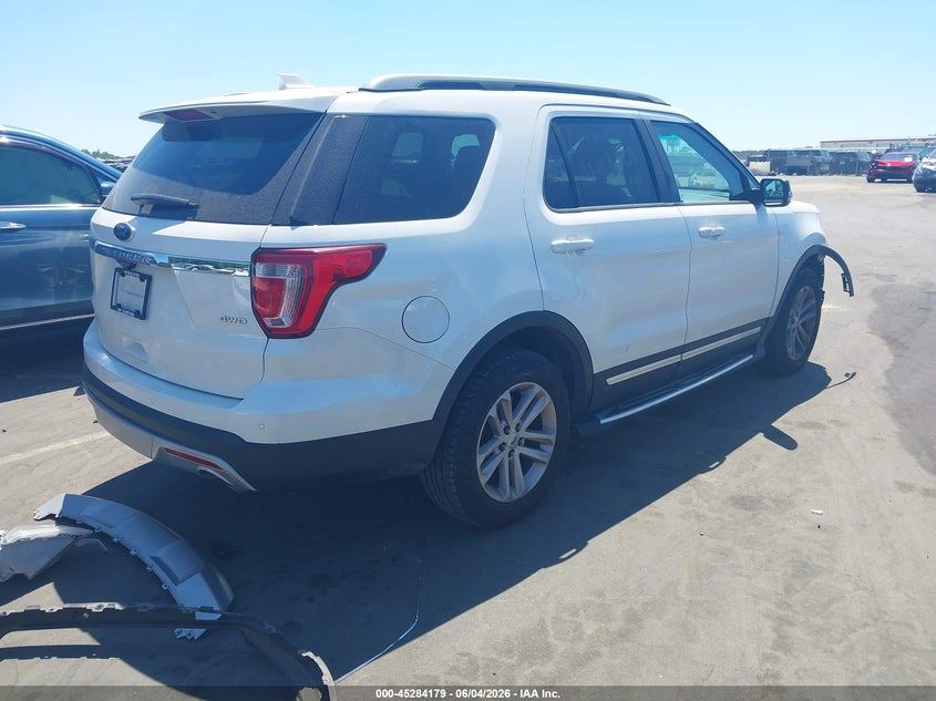 Vin: 1fm5k8d85ggc37787, lot: 45782015, ford explorer xlt 20164