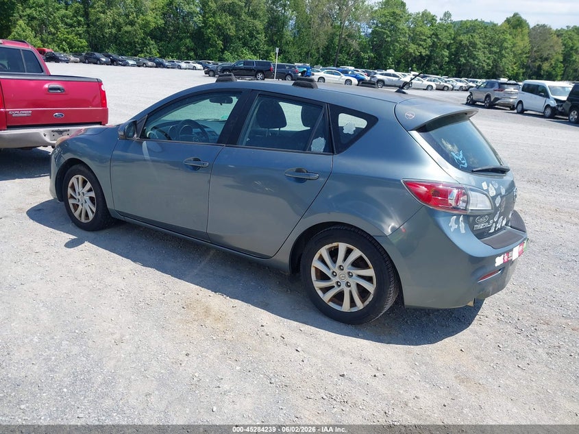 2012 Mazda 3 2.0 I Touring green Lot 111045284239 Vin JM1BL1L84C1661908