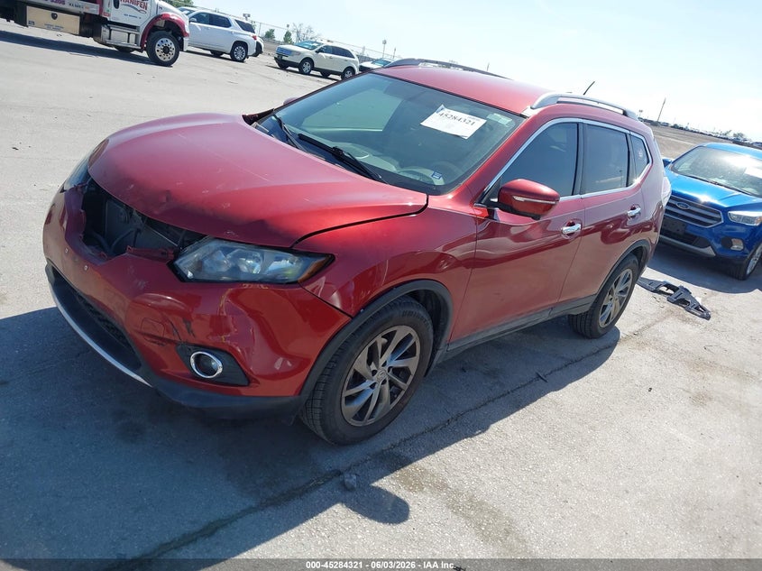 Vin: 5n1at2mt7fc896585, lot: 45782158, nissan rogue sl 20152