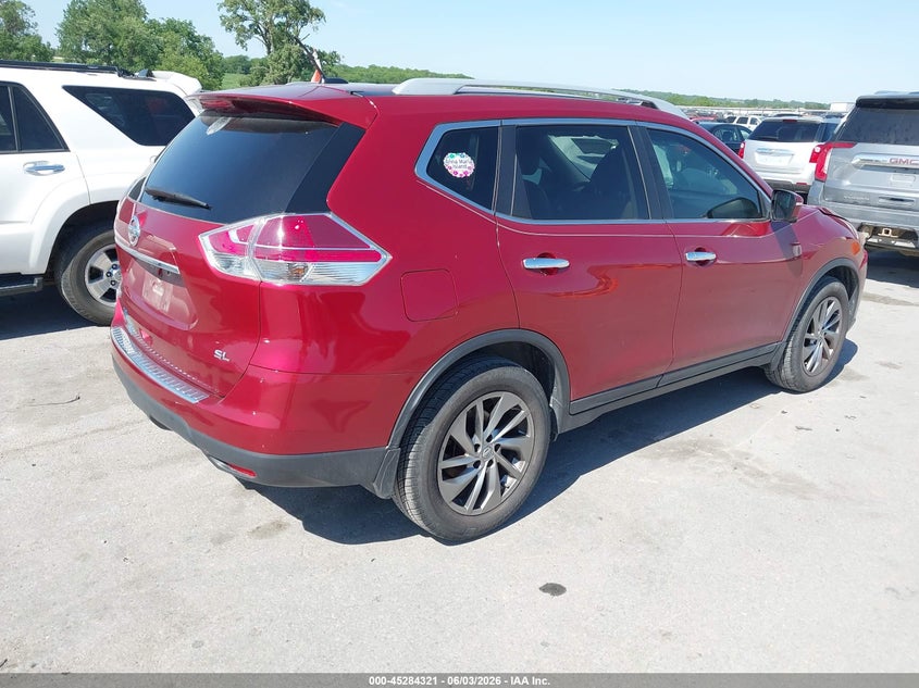 Vin: 5n1at2mt7fc896585, lot: 45782158, nissan rogue sl 20154