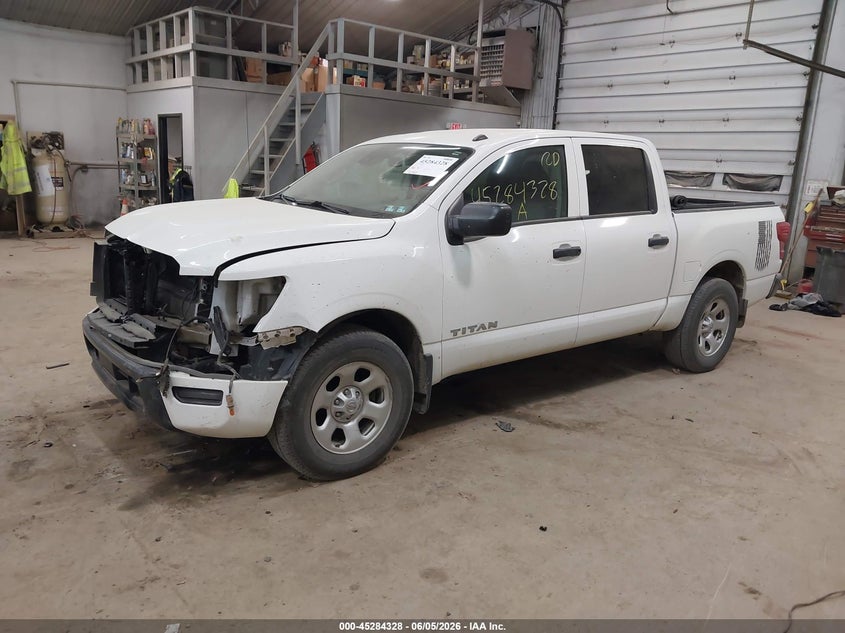 Vin: 1n6aa1ec8mn516512, lot: 45782164, nissan titan s 4x4 20212