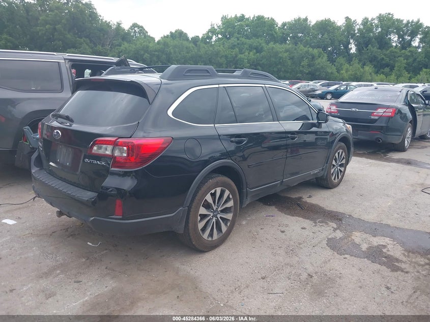 Vin: 4s4bsbnc3f3271509, lot: 45782202, subaru outback 2.5i limited 20154