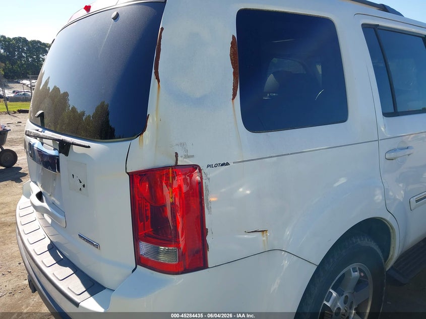 2009 Honda Pilot Touring VIN: 5FNYF38869B004887 Lot: 45284435