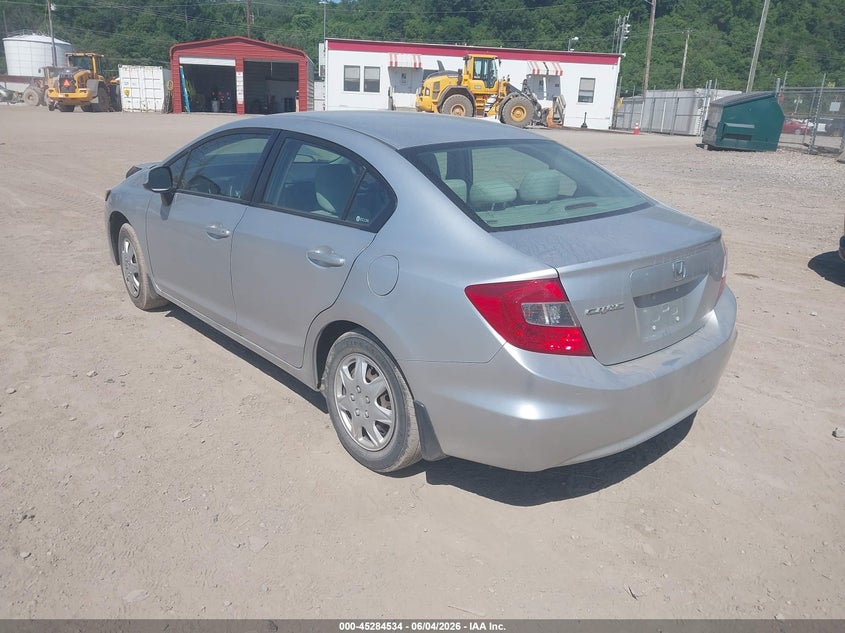 Vin: 2hgfb2f5xch302660, lot: 45782370, honda civic lx 20123