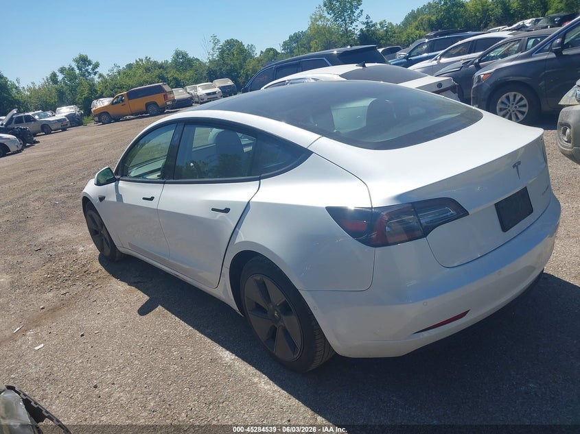 Vin: 5yj3e1eb6nf204096, lot: 45782375, tesla model 3 long range dual motor all-wheel drive 20223