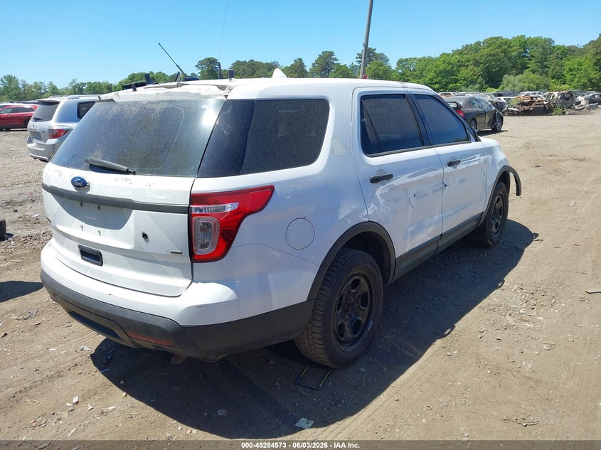 Vin: 1fm5k8ar6dgc63730, lot: 45782409, ford utility police interceptor 20134