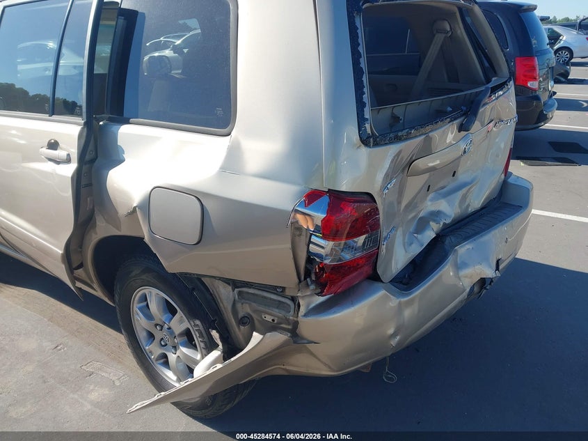 2005 Toyota Highlander V6 VIN: JTEEP21A350094771 Lot: 45284574