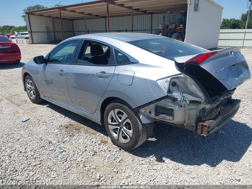 Vin: 19xfc2f54ge048571, lot: 45782414, honda civic lx 20163