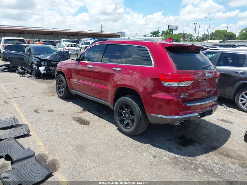 Vin: 1c4rjfjm7ec368156, lot: 45782436, jeep grand cherokee summit 20143