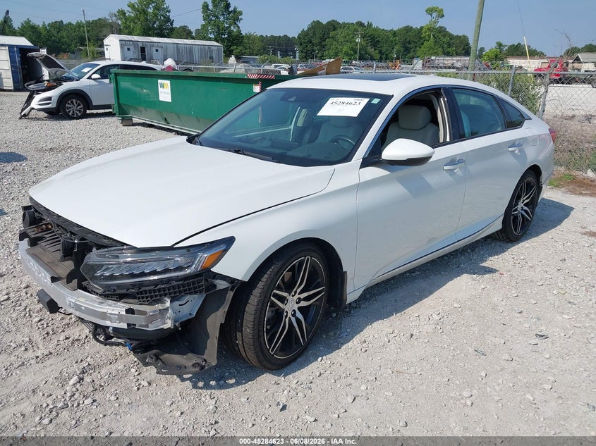 Vin: 1hgcv2f9xma010648, lot: 45782459, honda accord touring 20212