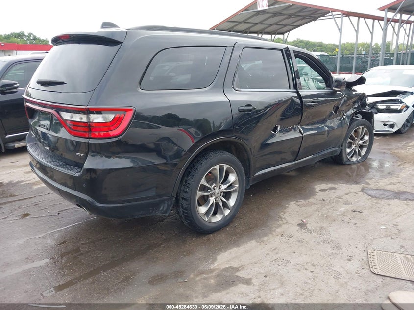 Vin: 1c4rdjdg6kc536302, lot: 45782467, dodge durango gt plus awd 20194