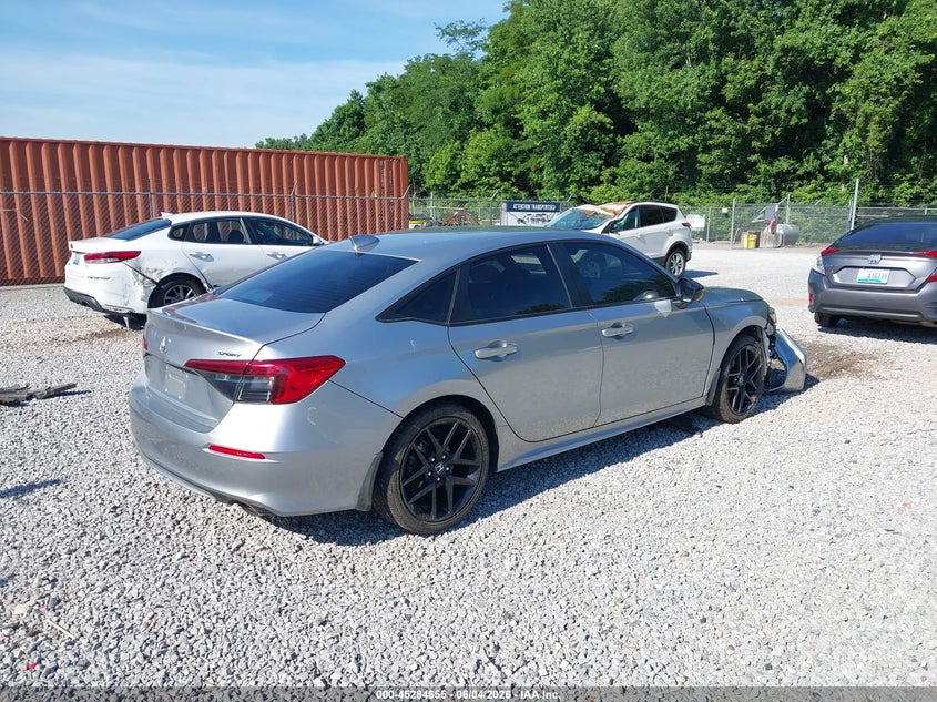 Vin: 2hgfe2f52ph559759, lot: 45782491, honda civic sport 20234