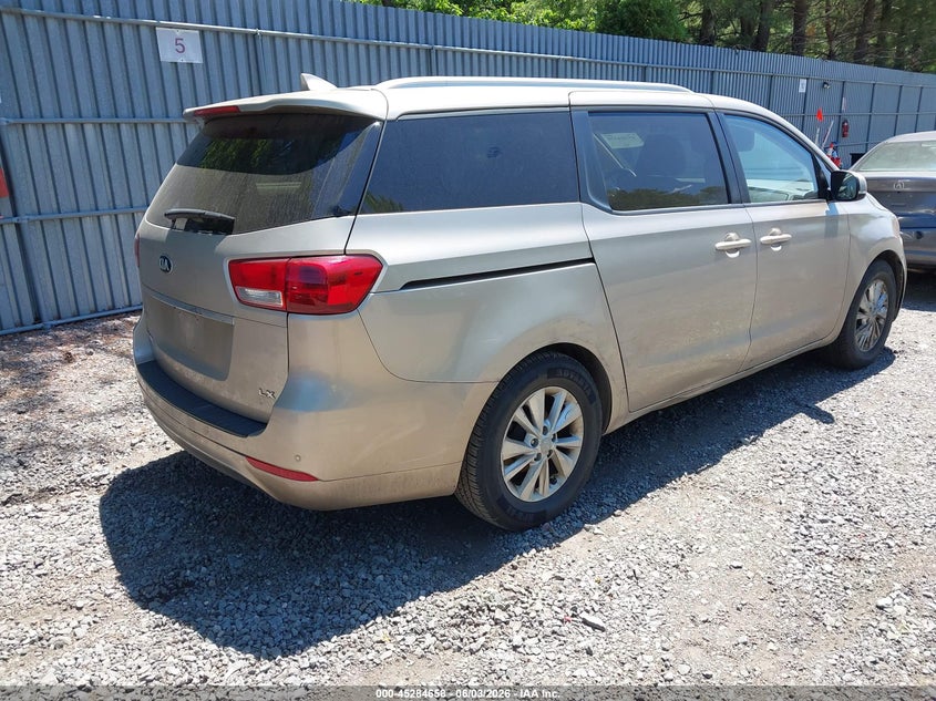 Vin: kndmb5c17g6173339, lot: 45782494, kia sedona lx 20164