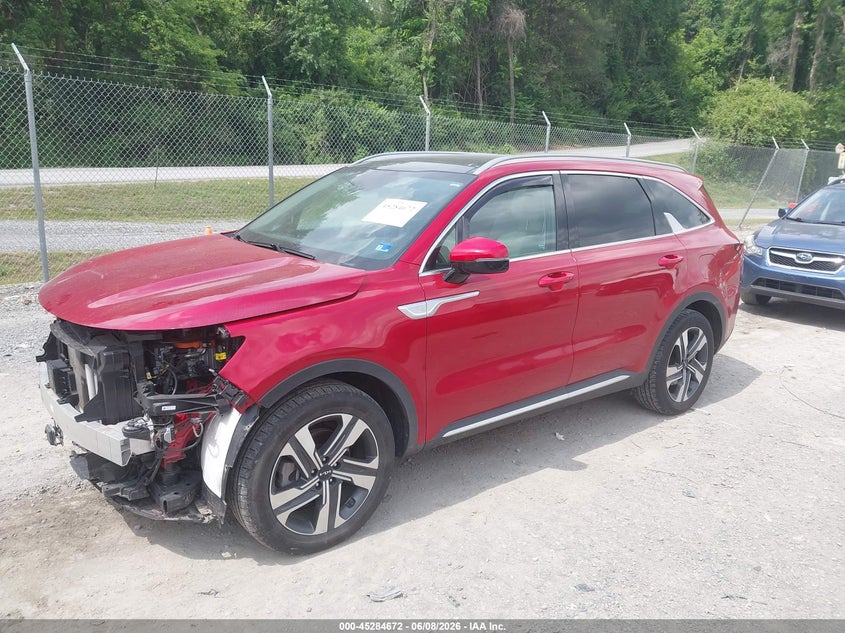 Vin: kndrhdlg3p5210234, lot: 45782508, kia sorento hybrid ex 20232