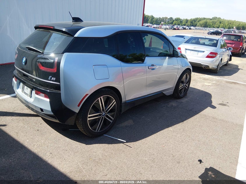 Vin: wby1z4c55ev275588, lot: 45782559, bmw i3 base w/range extender 20144