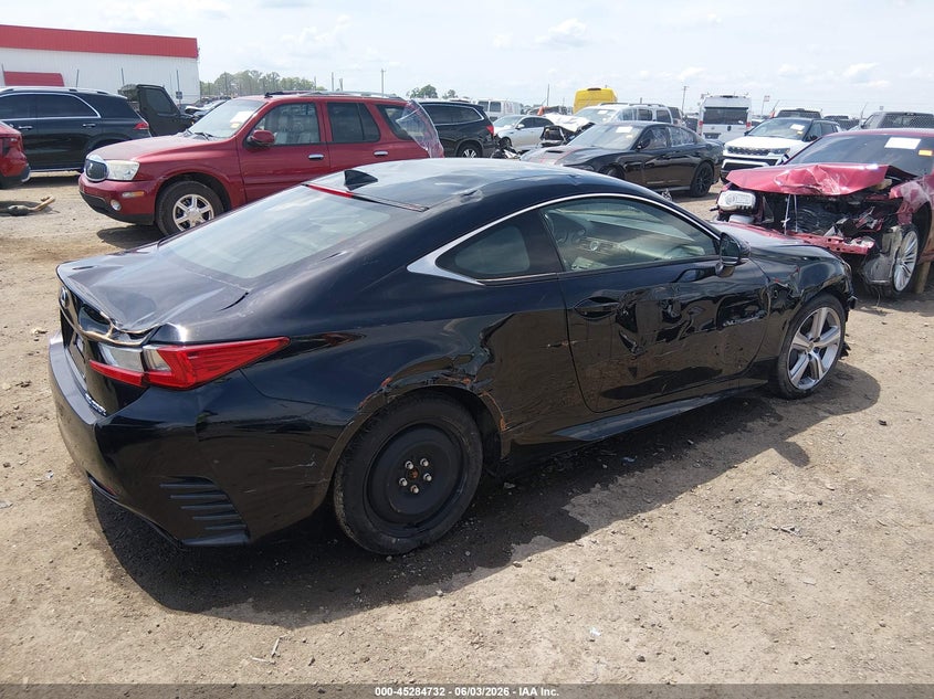 Vin: jthha5bc0g5002380, lot: 45782568, lexus rc 200t 20164