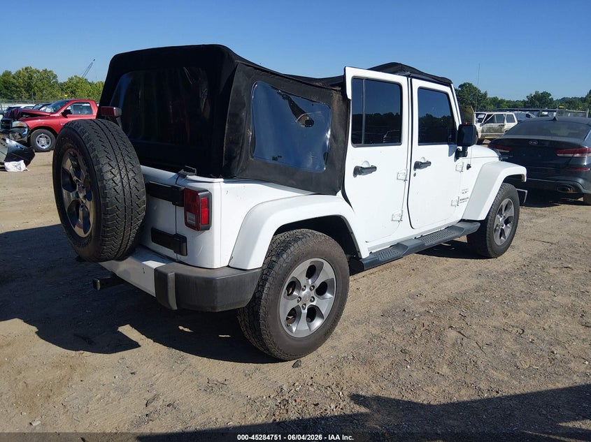 Vin: 1c4bjweg2gl104772, lot: 45782587, jeep wrangler unlimited sahara 20164