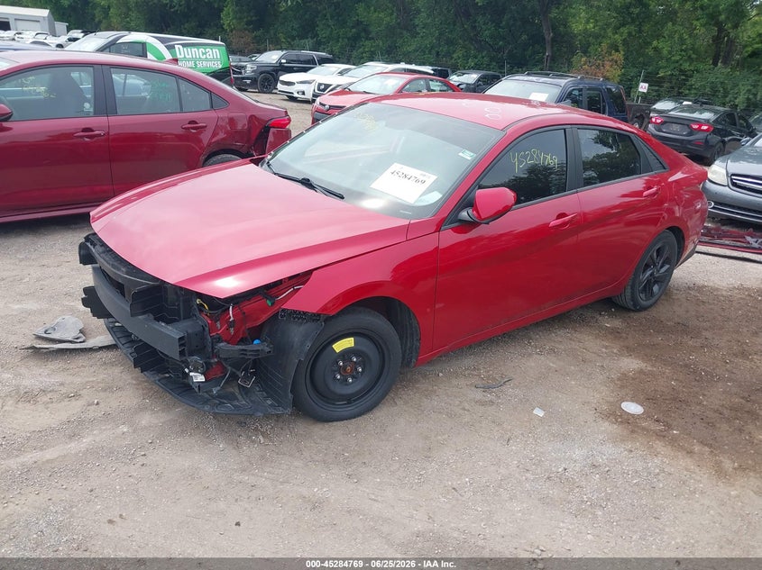 2021 Hyundai Elantra Sel 5NPLM4AG2MH044496 photo 1