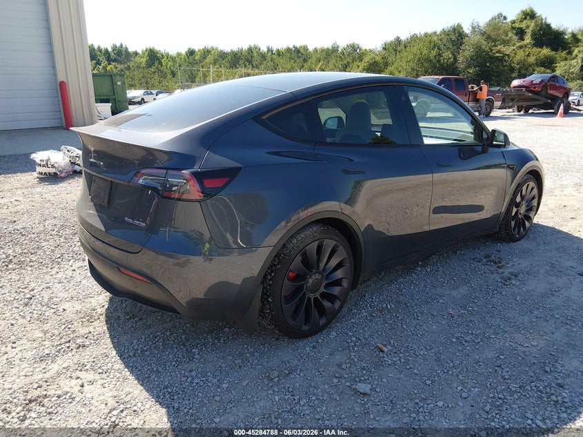 Vin: 7saygdef0nf381976, lot: 45782624, tesla model y performance dual motor all-wheel drive 20224