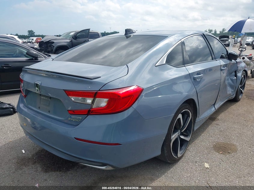 Vin: 1hgcv3f28na014885, lot: 45782652, honda accord hybrid sport 20224