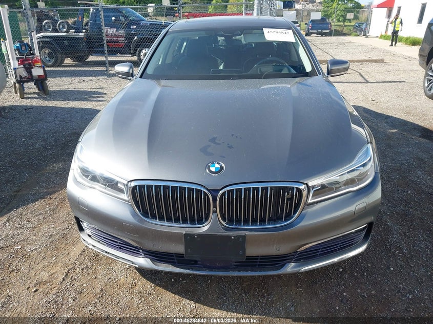 2016 BMW 750I xDrive VIN: WBA7F2C51GGE12333 Lot: 45284842