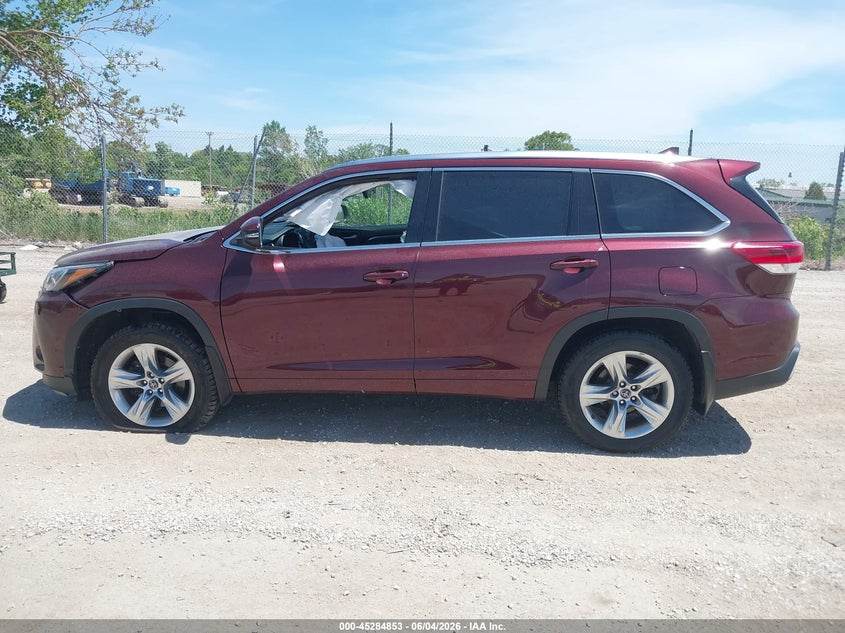 2018 Toyota Highlander Limited VIN: 5TDDZRFH5JS824714 Lot: 45284853