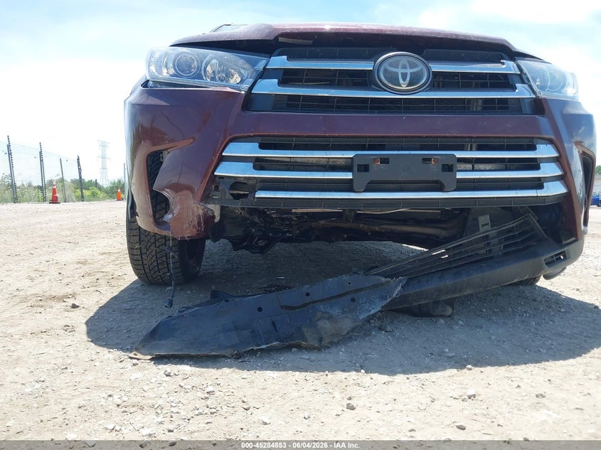 2018 Toyota Highlander Limited VIN: 5TDDZRFH5JS824714 Lot: 45284853