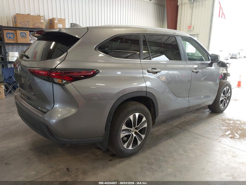 Vin: 5tdkdrbh3ss593602, lot: 45782693, toyota highlander xle 20254