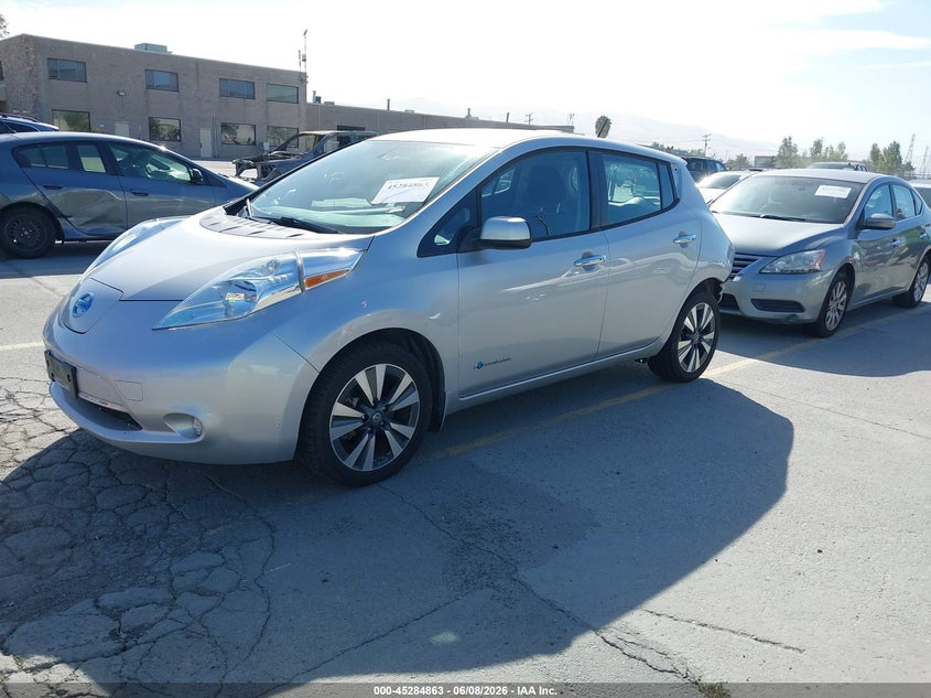 Vin: 1n4bz0cp3hc301661, lot: 45782699, nissan leaf sv 20172