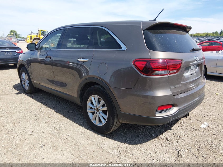Vin: 5xypgda31lg646222, lot: 45782719, kia sorento 2.4l lx 20203