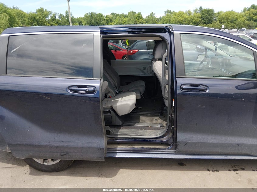 2025 Toyota Sienna Le VIN: 5TDKSKFC7SS189309 Lot: 45284897
