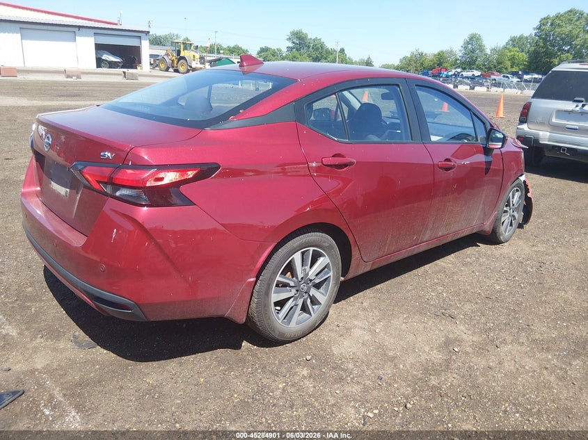 Vin: 3n1cn8ev3ml926003, lot: 45782737, nissan versa sv xtronic cvt 20214