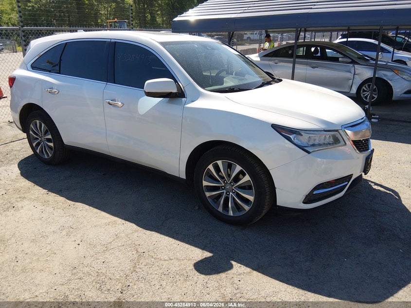 Vin: 5fryd4h47fb009521, lot: 45782749, acura mdx technology package 2015 img_1