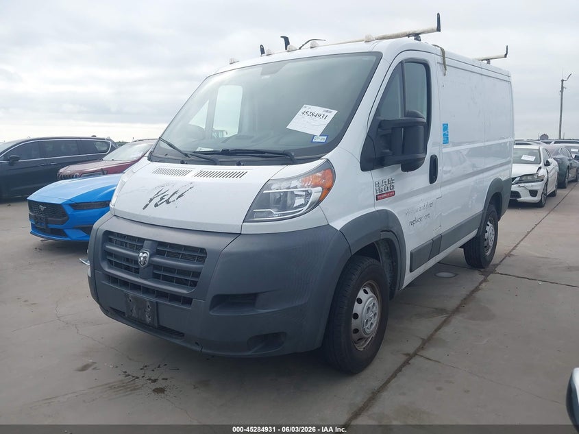 Vin: 3c6trvng4he527653, lot: 45782767, ram promaster 1500 low roof 118 wb 20172