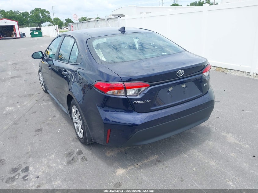 Vin: 5yfb4mde2tp403756, lot: 45782830, toyota corolla le 20263