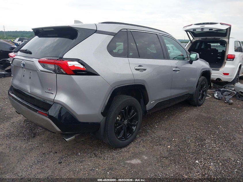 Vin: 4t3t6rfv8pu130536, lot: 45782844, toyota rav4 hybrid se 20234