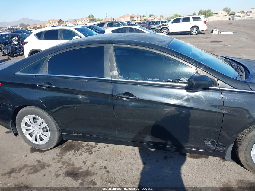 2012 Hyundai Sonata 2.4 Gls black Lot 111045285023 Vin 5NPEB4ACXCH419075