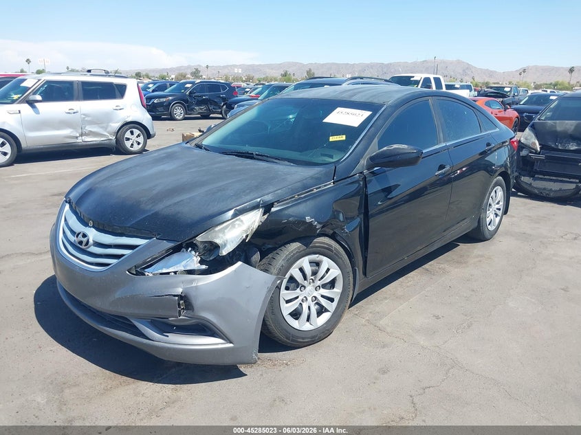 2012 Hyundai Sonata 2.4 Gls black Lot 111045285023 Vin 5NPEB4ACXCH419075