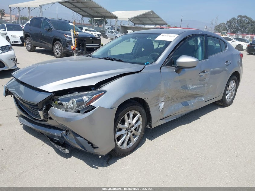 Vin: 3mzbm1u77gm251371, lot: 45782860, mazda mazda3 i sport 20162