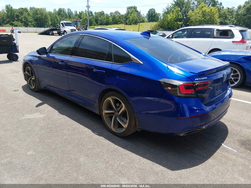 Vin: 1hgcv1f37ja214261, lot: 45782881, honda accord sport 20183