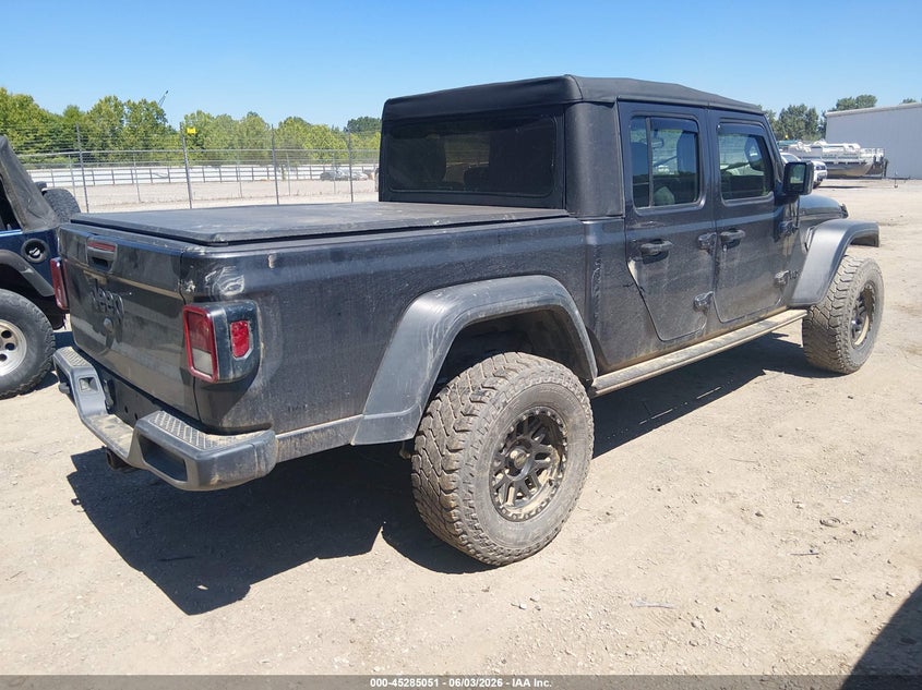 Vin: 1c6hjtag6ml526352, lot: 45782887, jeep gladiator sport 4x4 20214
