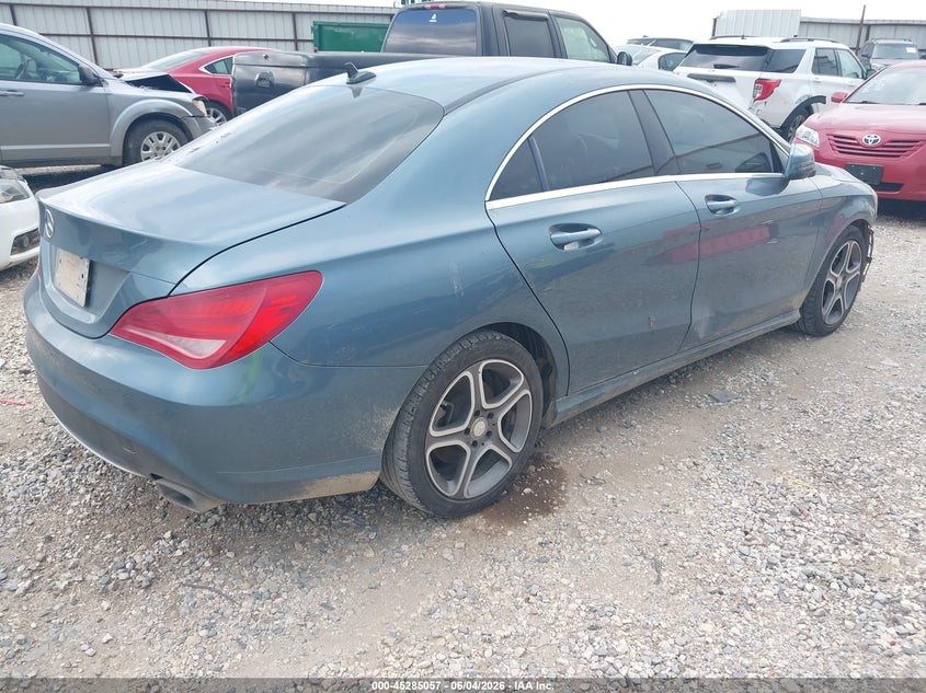 Vin: wddsj4ebxen047589, lot: 45782893, mercedes-benz cla 250 20144