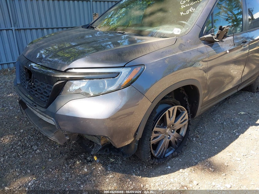 2021 Honda Passport Awd Ex-L VIN: 5FNYF8H54MB043117 Lot: 45285068